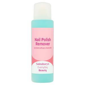 Sainsbury's nail polish remover 250ml (British brand)