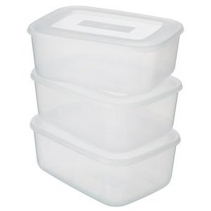 Sainsbury's Home Storage Boxes 2.6L x3 Pack (British brand)