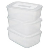 Sainsbury's Home Storage Boxes 2.6L x3 Pack (British brand)