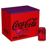 Coca-Cola Zero Sugar Cherry cola 24 x 330ml - British product