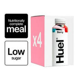 Huel Berry 4 pack bottle shakes, imported from the UK