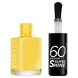 Rimmel London nail polish Chin Up Buttercup 8ml, imported from the UK