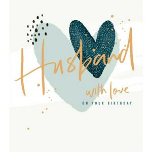 Carlton Husband Greeting Card 15.9 x 18.4 cm - British product