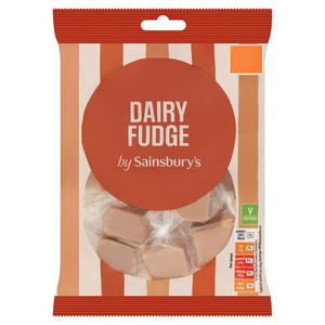 Sainsbury's Dairy Fudge bar 200g (British brand)