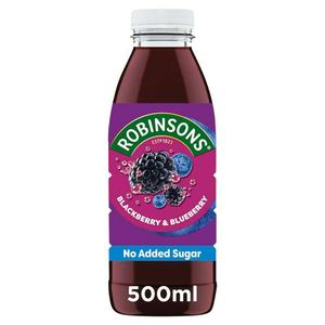 Sainsburys Robinsons Ready To Drink Blackberry Blueberry Juice Drink 500ml- Buy online at McGrocer
