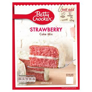Betty Crocker Strawberry Cake Mix 425g - British product
