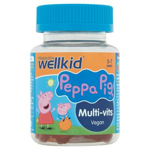 Vitabiotics WellKid Peppa Pig multi-vitamins strawberry 30 pack (British brand)