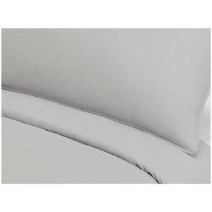 Habitat cotton bedding set plain grey, imported from the UK