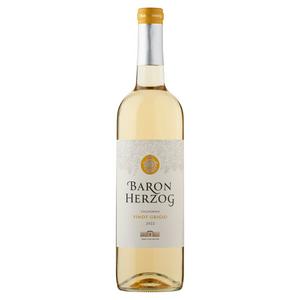 Baron Herzog Pinot Grigio wine bottle 750ml - British product