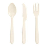 Sainsbury's reusable plastic cutlery set 24pc (British brand)