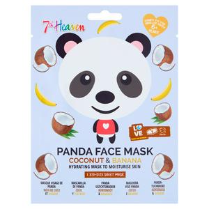 Sainsburys 7th Heaven Panda Face Mask Coconut & Banana Facial Sheet Mask- Buy online at McGrocer