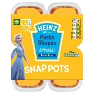 Heinz Disney Frozen Pasta Shapes Tomatensauce Snap Pot 4x190g