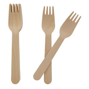 Sainsbury's Wooden Forks Pack of 10 (British brand)