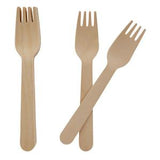 Sainsbury's Wooden Forks Pack of 10 (British brand)