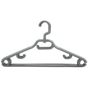 Sainsbury's Silver Plastic Clothes Hangers Pack of 6 (British brand)