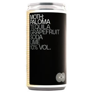 Moth Paloma Tequila Grapefruit Lime Soda 200ml, imported from the UK