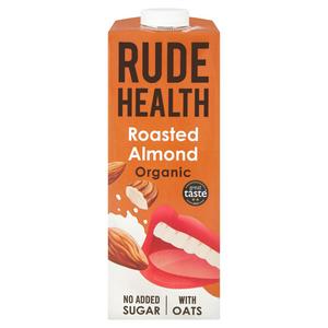 Rude Health Bio-Mandel-Haferdrink mit gerösteten Mandeln, 1 Liter