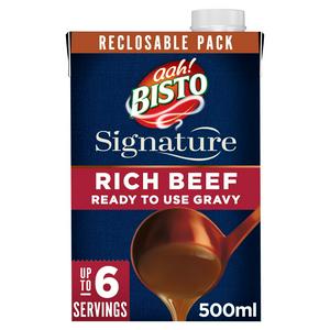 Bisto Signature Rich Beef Gravy Ready to Use 500ml - British product