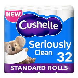 Cushelle Original toilet rolls 32 pack - British product