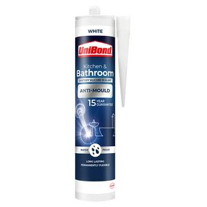 UniBond Anti Mould Sealant Cartridge White (British brand)