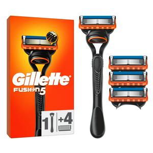 Gillette Fusion5 Razor For Men + 3 Blades, UK version