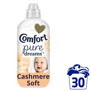 Sainsburys Comfort Pure Dreams Cashmere Soft Fabric Conditioner 900ml- Buy online at McGrocer