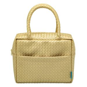 Smash Lunch Bag Woven Gold 11.5x24.5x19.5cm (British brand)