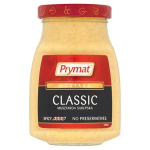 Prymat Sarepska mustard jar 180g, imported from Poland