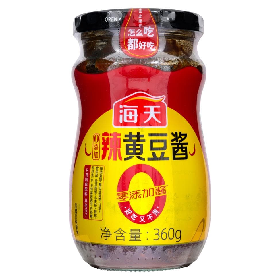 Haday 0 Hot Soybean Paste 海天 0添加 辣黃豆醬