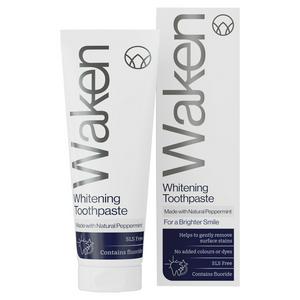 Waken peppermint whitening toothpaste 75ml (British brand)