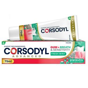 Corsodyl toothpaste Gum+ Breath Sensitivity 75ml - British product