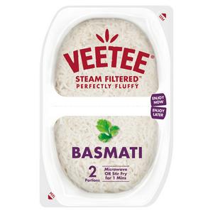 Veetee Heat & Eat Basmati-Reisbecher 2x250g (britische Marke)