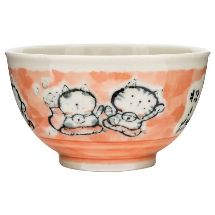 Tokyo Design Studio Ceramic Lucky Cat Bowl (vaaleanpunainen)