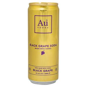 Au vodka black grape soda 33cl - British product