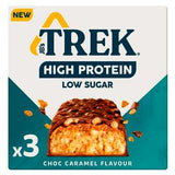Trek High Protein Caramel Chocolate Bar 3 x 44g (British brand)