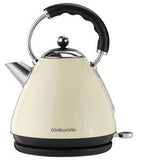 Cookworks Almond Metal Pyramid Kettle 1.7 Litre - British product