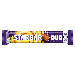Cadbury Starbar Duo milk chocolate bar 74g (British brand)