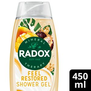 Radox Mineral Therapy Feel Restored Shower Cream 450ml, imported from the UK