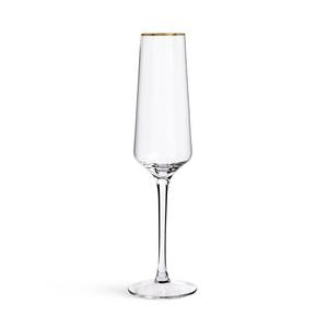 Habitat gold rim prosecco champagne flute, UK version