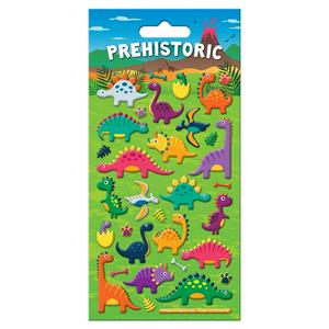 Paper Projects Prehistoric Foam Stickers 1 Sheet, imported from the UK