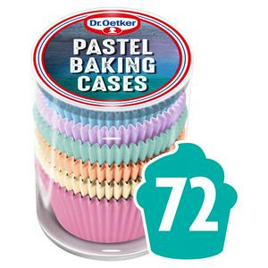 Dr. Oetker Pastel Cupcake Cases 72 Pack - British product