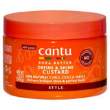 Cantu Shea Butter Define & Shine Custard 340g, Imported from the USA