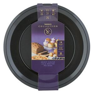 Habitat Collection Black Round Pie Dish 23cm, UK version