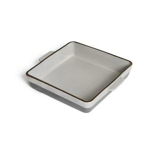 Habitat Speckle square ceramic roaster grey 27cm, UK version
