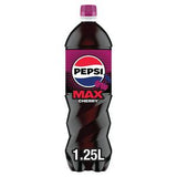 Pepsi Max Cherry Cola 1.25L, imported from the UK