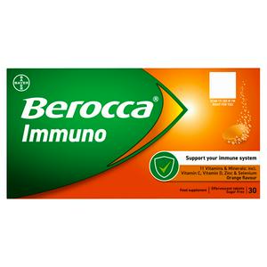 Berocca Immuno Energy effervescent tablets 30 - British product