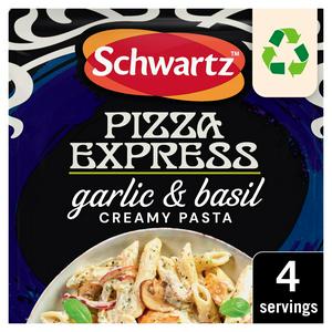 Schwartz Pizza Express Knoblauch Basilikum Cremige Pasta Mischung 35g
