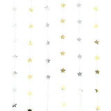 Sainsbury's Home star tassel backdrop kit silver gold 12 pieces (British brand)