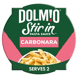 Dolmio carbonara pasta sauce stir in pot 150g - British product