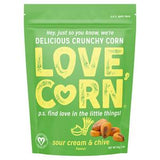 Love Corn Sour Cream Chive Crunchy Corn 115g, UK version